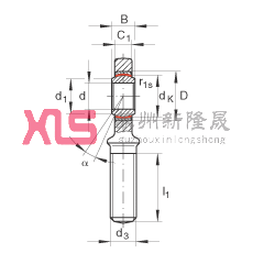 US GAR40-UK-2RS,  DIN ISO 12 240-4 ˜ݼySoɂȴܷ