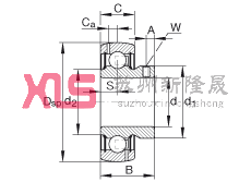 S GAY100-NPP-B-AS2/V, Ȧ ƽ^ᔶλɂ P ܷ⣬ ABMA 15 - 1991Ӣ