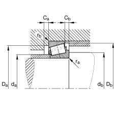 AFLS 32214-A,  DIN ISO 355 / DIN 720 ˜ʵҪߴ磬ɷx{Ɍ