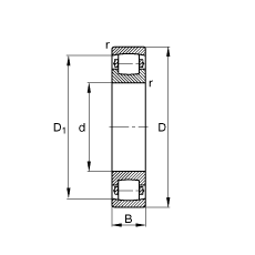ΝLS 20220-MB,  DIN 635-1 ˜ʵҪߴ