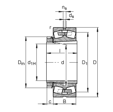{ĝLS 23936-S-K-MB + H3936,  DIN 635-2 ˜ʵҪߴ, F׺;o