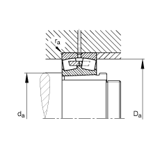 {ĝLS 239/850-K-MB + AH39/850,  DIN 635-2 ˜ʵҪߴ, F׺ж