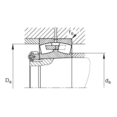 {ĝLS 24192-B-K30-MB,  DIN 635-2 ˜ʵҪߴ, FףF 1:30