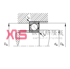 ǽ|S 7305-B-2RS-TVP, (j) DIN 628-1 (bio)(zhn)Ҫߴ磬|  = 40㣬ɂ(c)ܷ