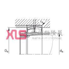 {ĝLS 22311-E1-K-T41A,  DIN 635-2 ˜ʵҪߴ, FףF 1:12